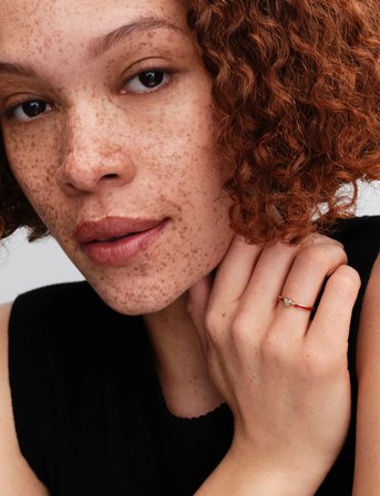 Pandora Marvel Iron Man 14K Gold-Plated Ring With Clear Cubic Zirconia And Red Enamel - Red - 58