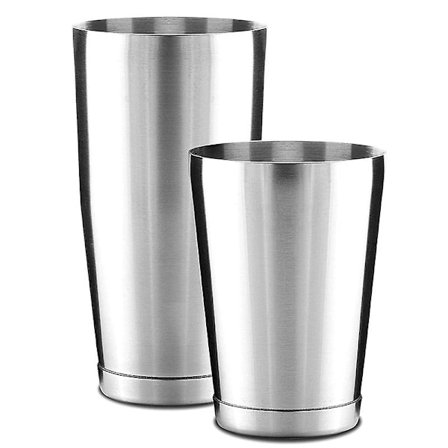 Premium Cocktail Shaker Set-Piece Pro Boston Shaker Set. Painotettu Martini Drink Shaker valmistettu ruostumattomasta teräksestä 304