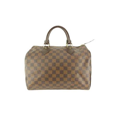 Louis Vuitton Vintage, Pre-owned Canvas louis-vuitton-bags Bruin, Dames, Maat:ONE Size