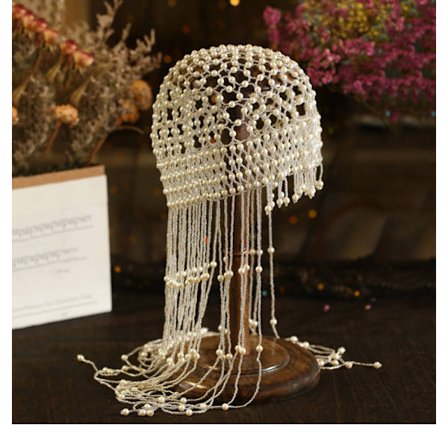 Mavedans Perle Hår Smykker Egyptisk Cleopatra Hovedbeklædning Justerbar