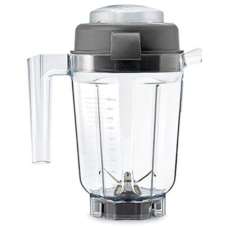 Mixerskål Behållare Bägare Matberedare Skål Klar Plast Mixerskål för Vitamix 32OZ