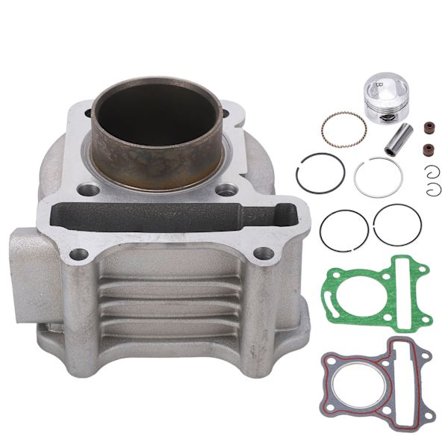 GY6 60cc Scooter Go Kart Sylinder Stempelmonteringssett med Stållegert Stempelring og Pakning