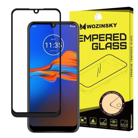 Skärmskydd Glas Motorola Moto E6 Plus Fullskärm Transparent