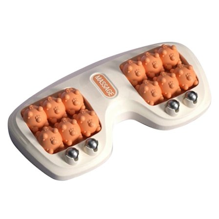 Refleksologinen akupainantajalkahierontarulla plantaarifaskiitin lievitykseen, syväkudoshierontatyökalu [HK]