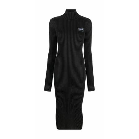 Versace Jeans Couture Knitted Kjole Sort, Dame