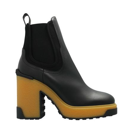 Moncler, Isla Boots Zwart, Dames, Maat:40 EU,leer