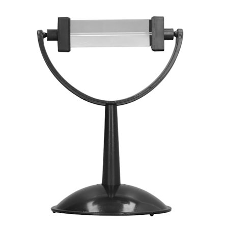 Optisk Glas Trekantet Prisme med Stativ 360 Graders Rotation Fysik Lys Spektrum Undervisningsværktøj til Fotografering