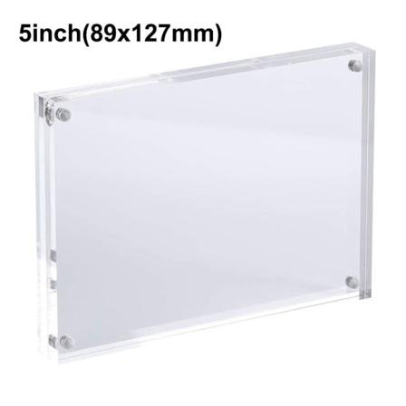 Akrylbilderamme Magnetiske fotorammer 5 TOMMERS (89X127MM) 5inch(89x127mm)