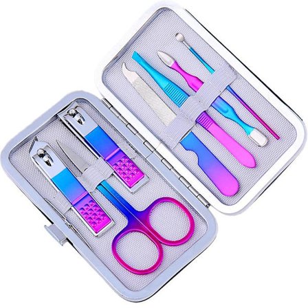 Manicure sæt negleklipper pedicure sæt mænd kvinder plejesæt manicure professionel neglepleje værktøj