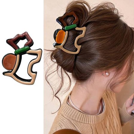 Hårklemmer med hvalpe, søde hundehårklemmer til tykt og tyndt hår, skridsikre kæledyrshårklemmer, sjove hårspænder med dyr til kvinder