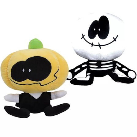 Spooky Month Skid and Pump Friday Night Funkin Plyschleksak 20cm W