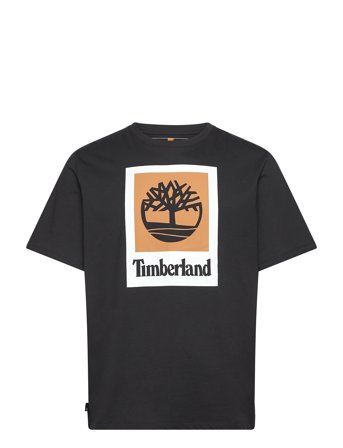 Timberland | Stack Logo Colored Short Sleeve Tee Black | L