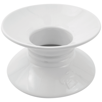 SOKKEL MEDIUM HVIT 10CM*