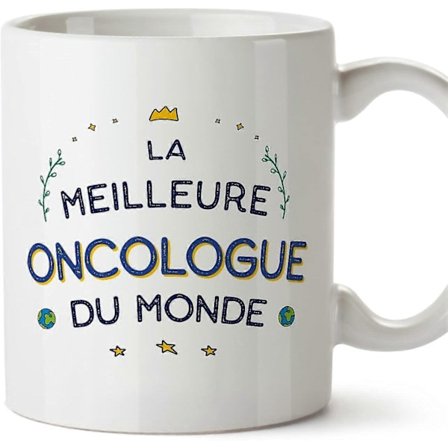 Onkolog Kvindekrus på fransk Bedste i verden Sjov gave til kolleger Keramisk 11oz krus