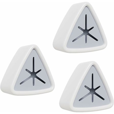 Trekantet Krog, Køkkenrulleholder, til Køkkenhåndklæder Viskestykker Vaskeklude Klude Ingen Boring Nødvendig, 3 stk