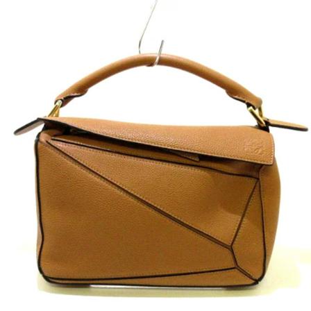 Loewe Pre-owned, Pre-owned Leather handbags Bruin, Dames, Maat:ONE Size