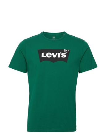 Graphic Crewneck Tee Bw Color T-shirts Short-sleeved Grønn LEVI ́S Men*Betinget Tilbud