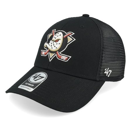 47 Brand - NHL Noir trucker Casquette - Anaheim Ducks Branson 47 Mvp Cap Black Trucker @ Hatstore