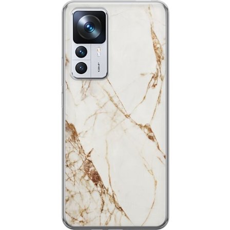Kompatibelt Mobilskal till Xiaomi Xiaomi 12T Pro Vit marmor
