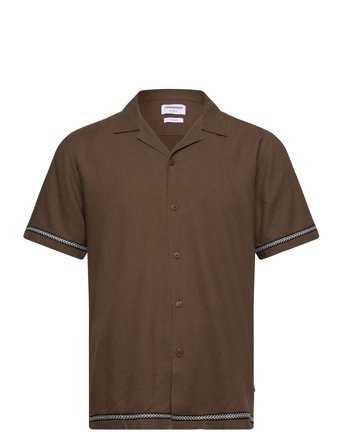 Lindbergh | Soft Viscose Linen Shirt S/S | XXL