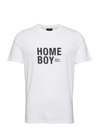 T-Shirt Home Boy White Ron Dorff