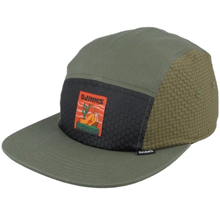 Djinns - Grün 5panel Cap - Resting Man Olive/Black 5-Panel @ Hatstore