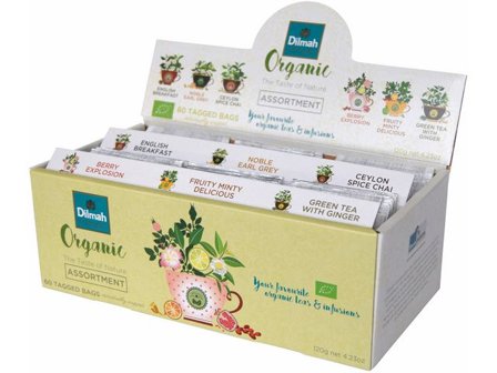 DILMAH Te Sortimentslåda 6 smaker 60/fp - Lyreco - Kök och servering - Kaffe och te - Te