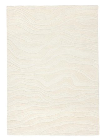 Marble 160X230 Valkoinen Villamatto Matot