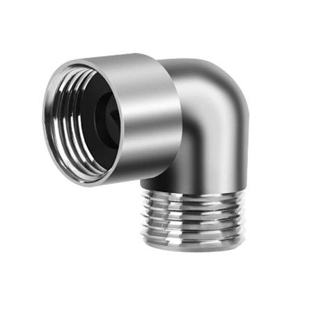 Håndholdt brusehoved albueadapter 90 graders brusearms albueforbindelse