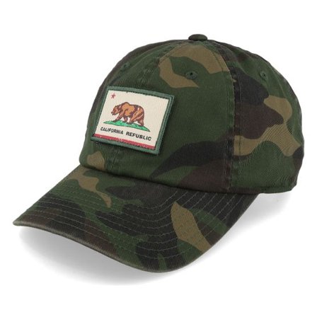 American Needle - Camo unconstructed Keps - California Ballpark Patch Camoflage Dad Cap @ Hatstore