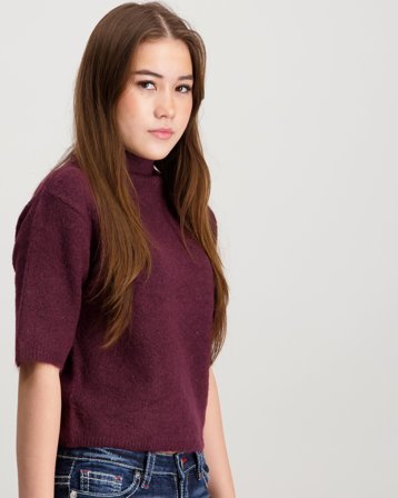 Gina Tricot Young Y knitted top Punainen Villapuserot Tytöt - Kids Brand Store