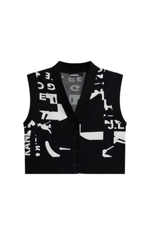J.Lindeberg - Jackie Jacquard Vest - Black - Frau - M