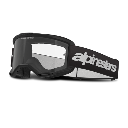 Crossbrille Alpinestars Vision 3 Wordmark Schwarz