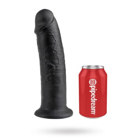 King Cock 25.5cm - Black - Sexleker Vuxen: Vibrator, dildo & massajestaver