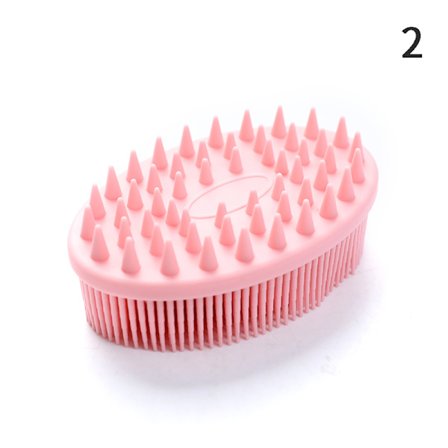 Silikonkroppsborste Baby Shower Sponge Torrmassage Badhandduk F