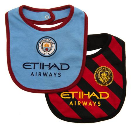 Manchester City Fc Baby (paket Med 2) One Size Himmelsblå/röd/