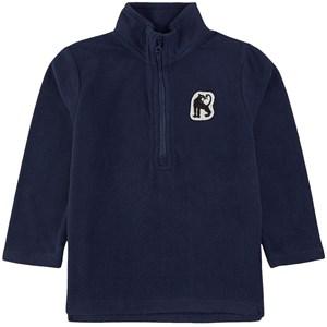 Mini Rodini Navy Fleece Jacket 104/110 cm - Fleeces and midlayers - 104/110 cm - Navy - Junge