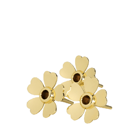 Design House Stockholm Me To You - Ljushållare 3-pack Ljus & ljusstakar Guld 3x3cm