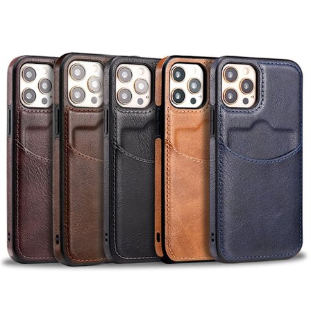 iPhone 16 Pro Max - Stilrent Skinnskal med Kortfack