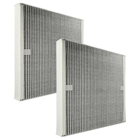 2 kpl Suodatin yhteensopiva Stadler Form Roger Big -ilmanpuhdistimen kanssa - HEPA + aktiivihiiliyhdistelmäsuodatin