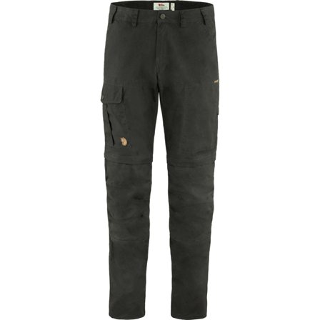 Fjällräven Men's Karl Pro Zip-Off Trousers in Dark Grey | Size: 54, G-1000