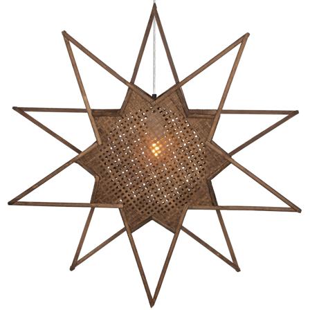 Globen Lighting Karin julestjerne, 70 cm - Brun | KitchenOne