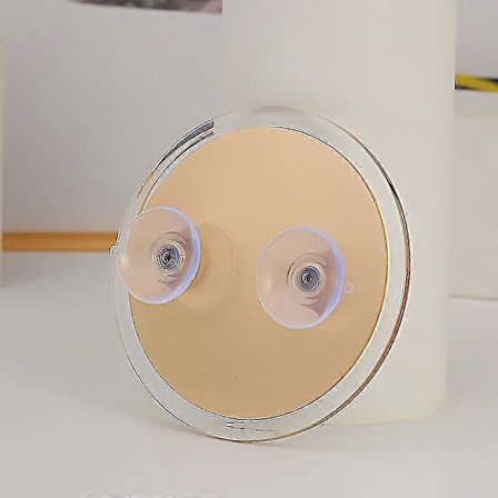 15x Forstørrelsesspejl Badeværelsesspejl, Makeup Skønhedsspejl Glas Kosmetikspejl Rundt Spejl Med Sugekopper