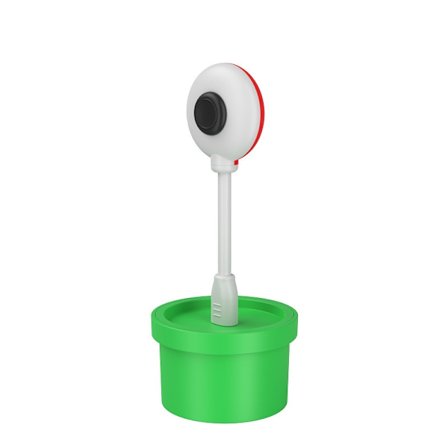 Kompatibel med Nintendo Switch 2 Planteformet 1080P USB-kamera med opladningsbase