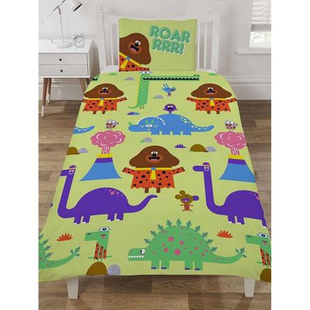 Hey Duggee Roar Cover Set Enkel Grön/brun/blå