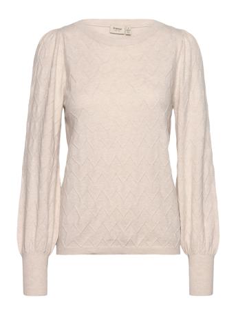 Frmelani Pu 3 Tops Knitwear Jumpers Beige Fransa
