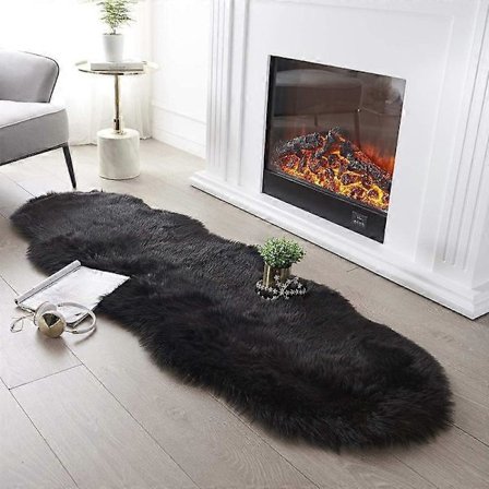 Erittäin pehmeä ja pörröinen matto, keinotekoinen lampaantalja (LGL)