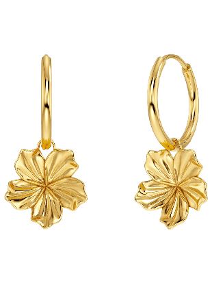 Edblad Jasmine Hoops Gold Smycken & klockor Dam Guld ONESIZE