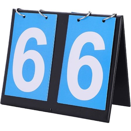 Scoreboard Scorer Bærbar Bordplade Scoreboard Flippers 2 Bit Bordtennis Scorer