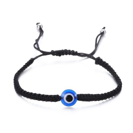 Evil Eye Beaded Armbånd Red Rope Bangle 03